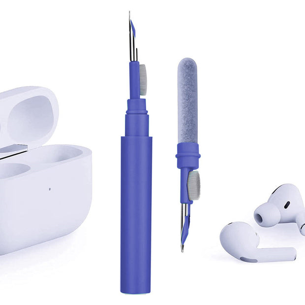 Bluetooth earbuds cleaning pen for precise and easy removal of dirt and debris.
