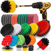 37-piece brush cleaning combo set, versatile tools for detailed cleaning and maintenance.
