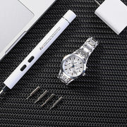 Fashionable mini electric precision screwdriver, ideal for small repair tasks and delicate electronic work.
