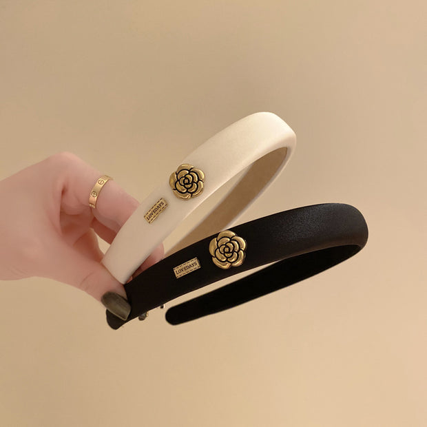 High-grade Camellia Headband Luxury Luxury