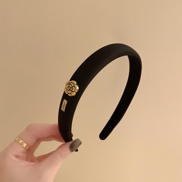 High-grade Camellia Headband Luxury Luxury