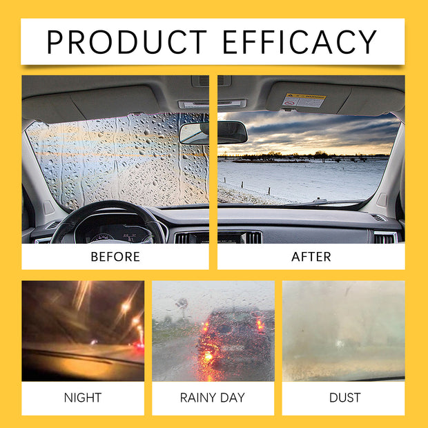 Car Glass Cleaning Wipes Rearview Mirror Anti-fog